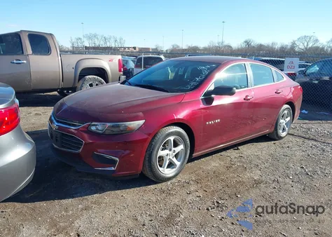 2016 Chevrolet Malibu Ls из США, поврежденный, VIN 1G1ZB5ST6GF326360